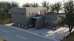 Japan modern house 3D model