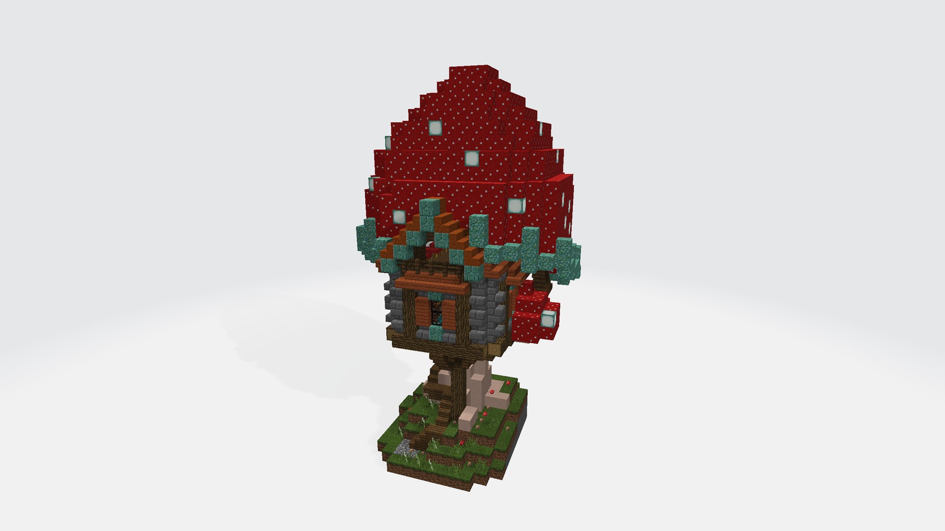 mushroom house 3D https://p.turbosquid.com/ts-thumb/hp/Gsgrow/BZ/mushroomhouseminecraft0012/png/1781076418/1920x1080/fit_q87/21bcfc3660396daa9366b9047cb6dbce1f52f295/mushroomhouseminecraft0012.jpg