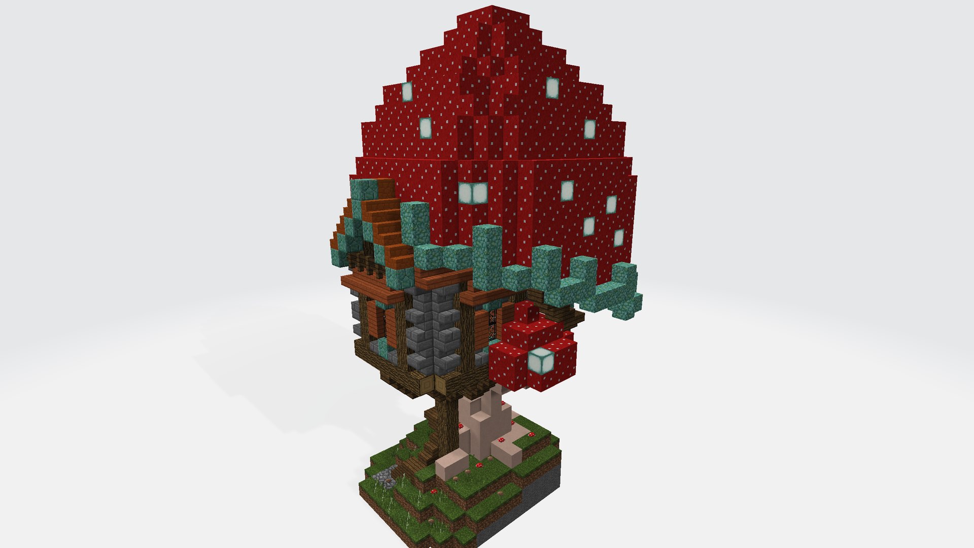 mushroom house 3D https://p.turbosquid.com/ts-thumb/hp/Gsgrow/Gt/mushroomhouseminecraft001234567/png/1781076421/1920x1080/fit_q87/25f122feeb50188b577bd9bafd93c900fef51439/mushroomhouseminecraft001234567.jpg