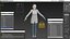 Elderly Lady in Casual Clothes Rigged
