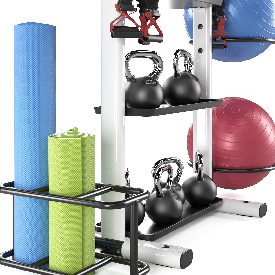 Fitness Rack 3D Model - TurboSquid 1515116