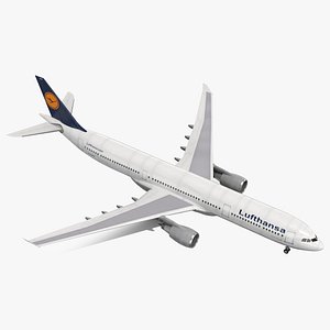Lufthansa Airbus A330-300 Rigged for Cinema 4D