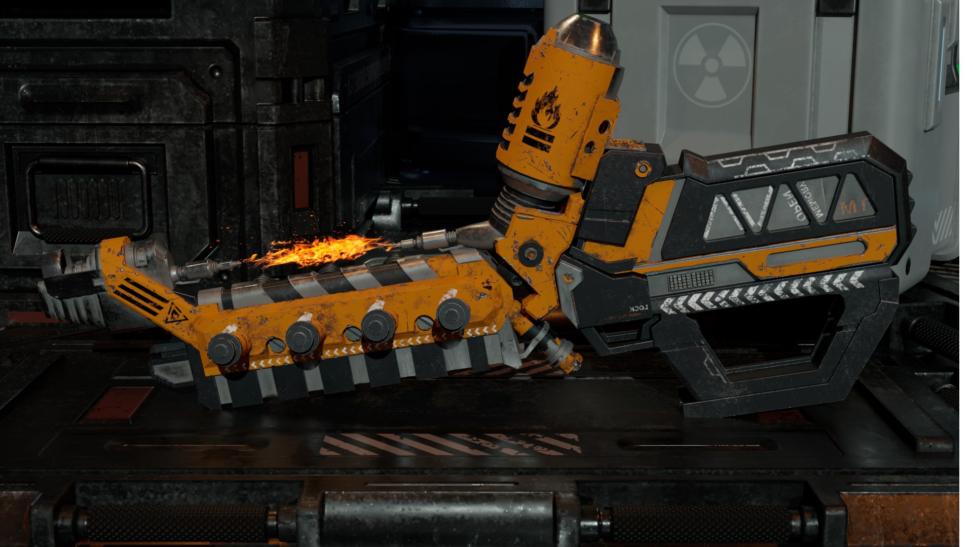 Flamethrower 3D - TurboSquid 1826753