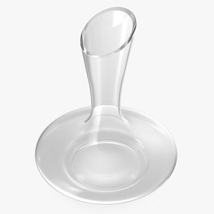 decanter glassware glass wine 3D model