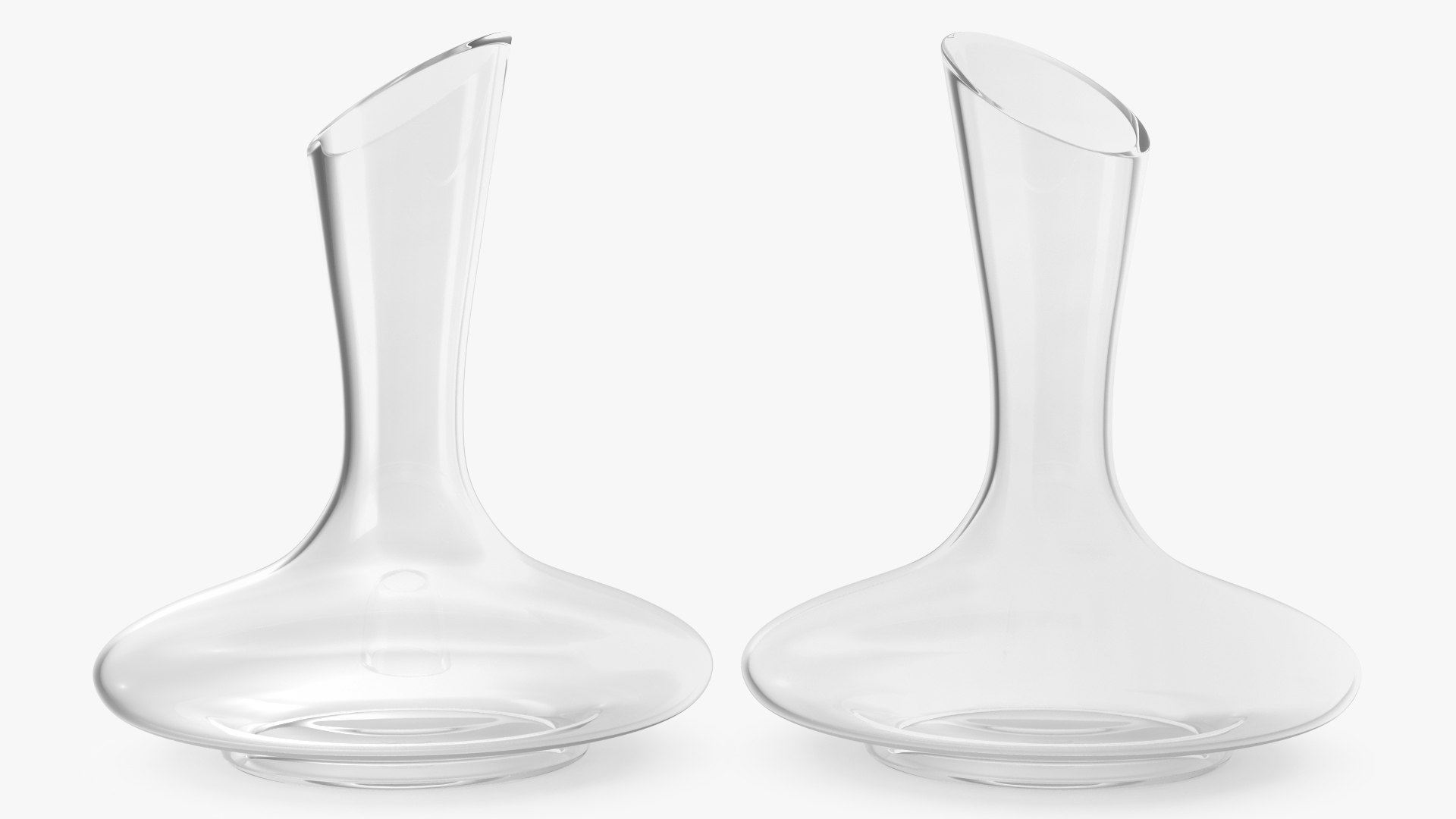 Empty Decanter 3D model preview