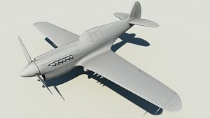 3d curtiss p40