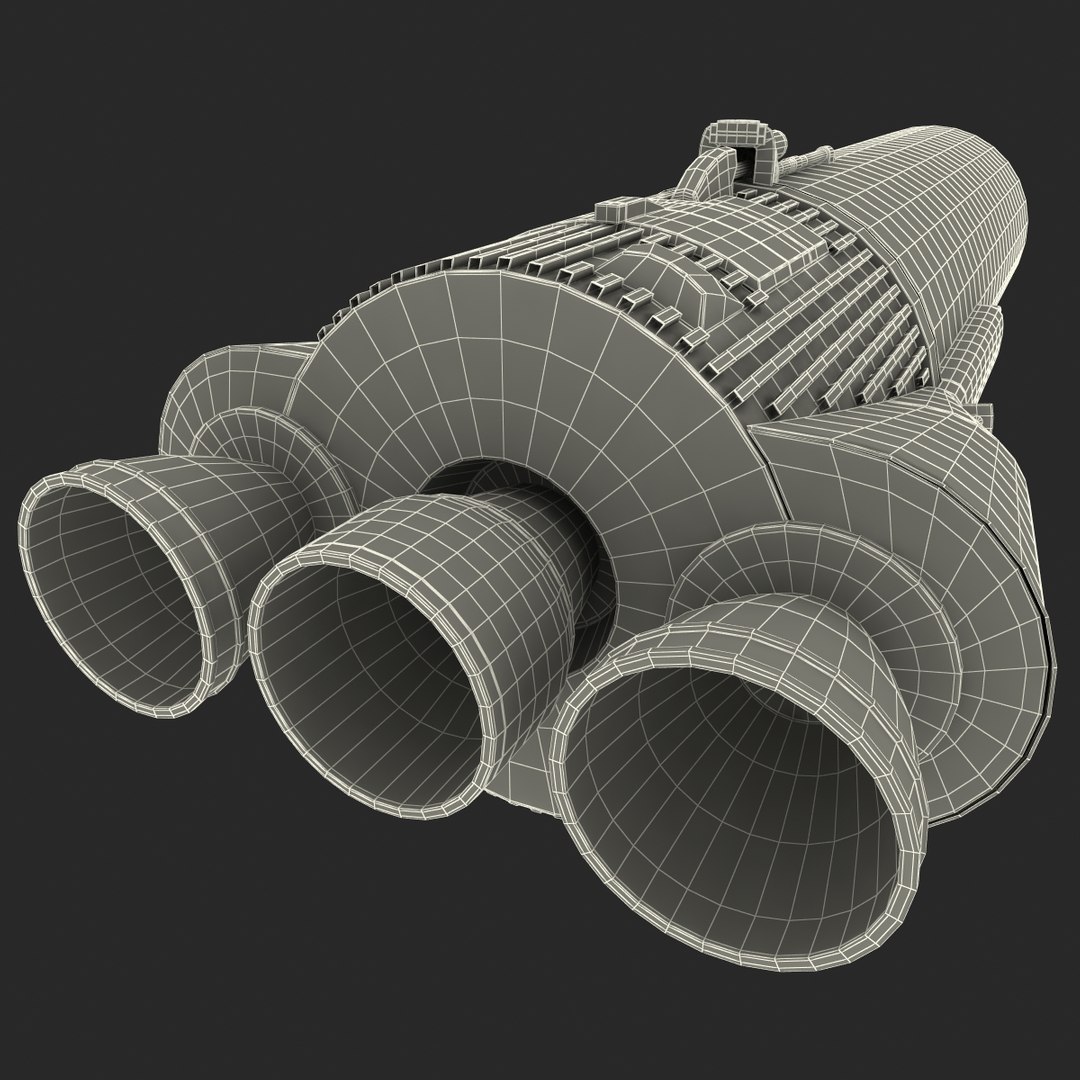 atlas rocket 3d model
