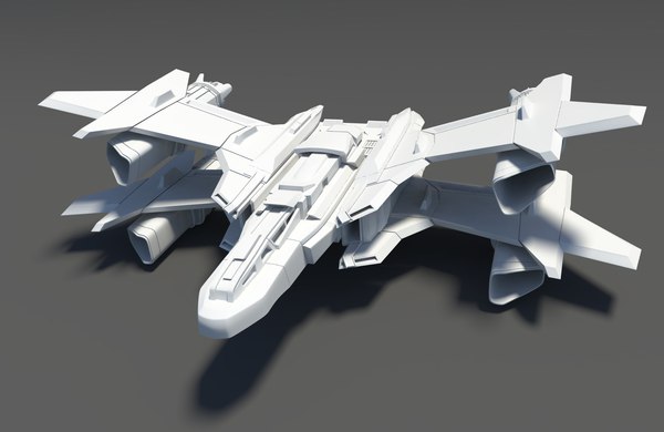 Modelo 3d De Nave Espacial