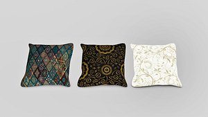 designed pillows 3D