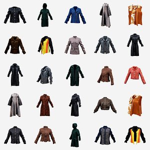 18 jackets coats 3D