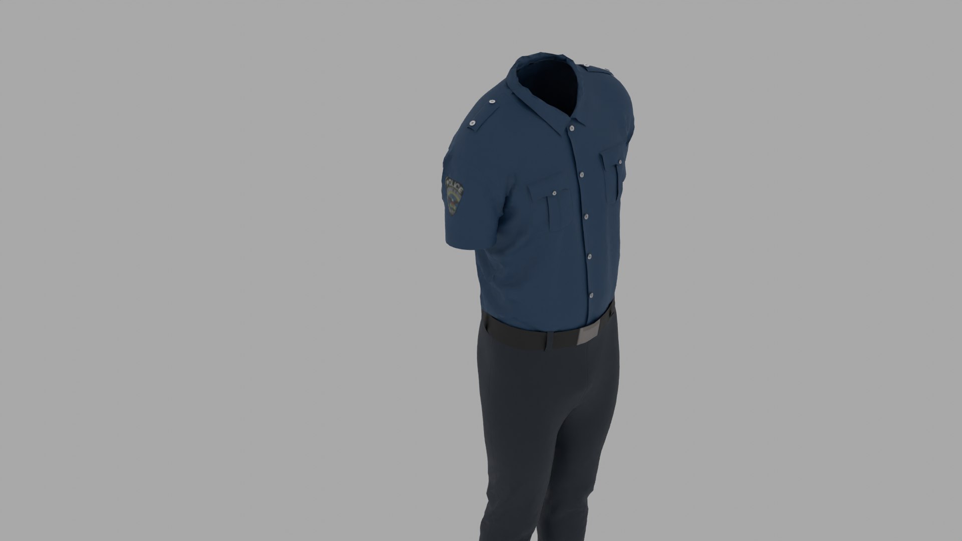 3D Police Uniform - TurboSquid 1973279