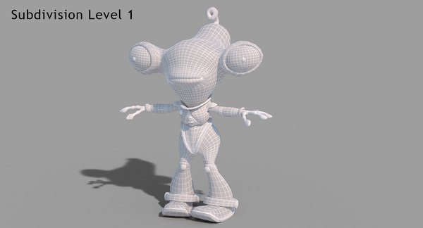 3d model cartoon character