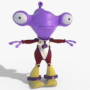 3d model cartoon character