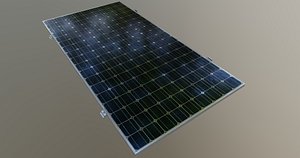 9-Solar Panel 320Wp 1950x990x35mm 3D model