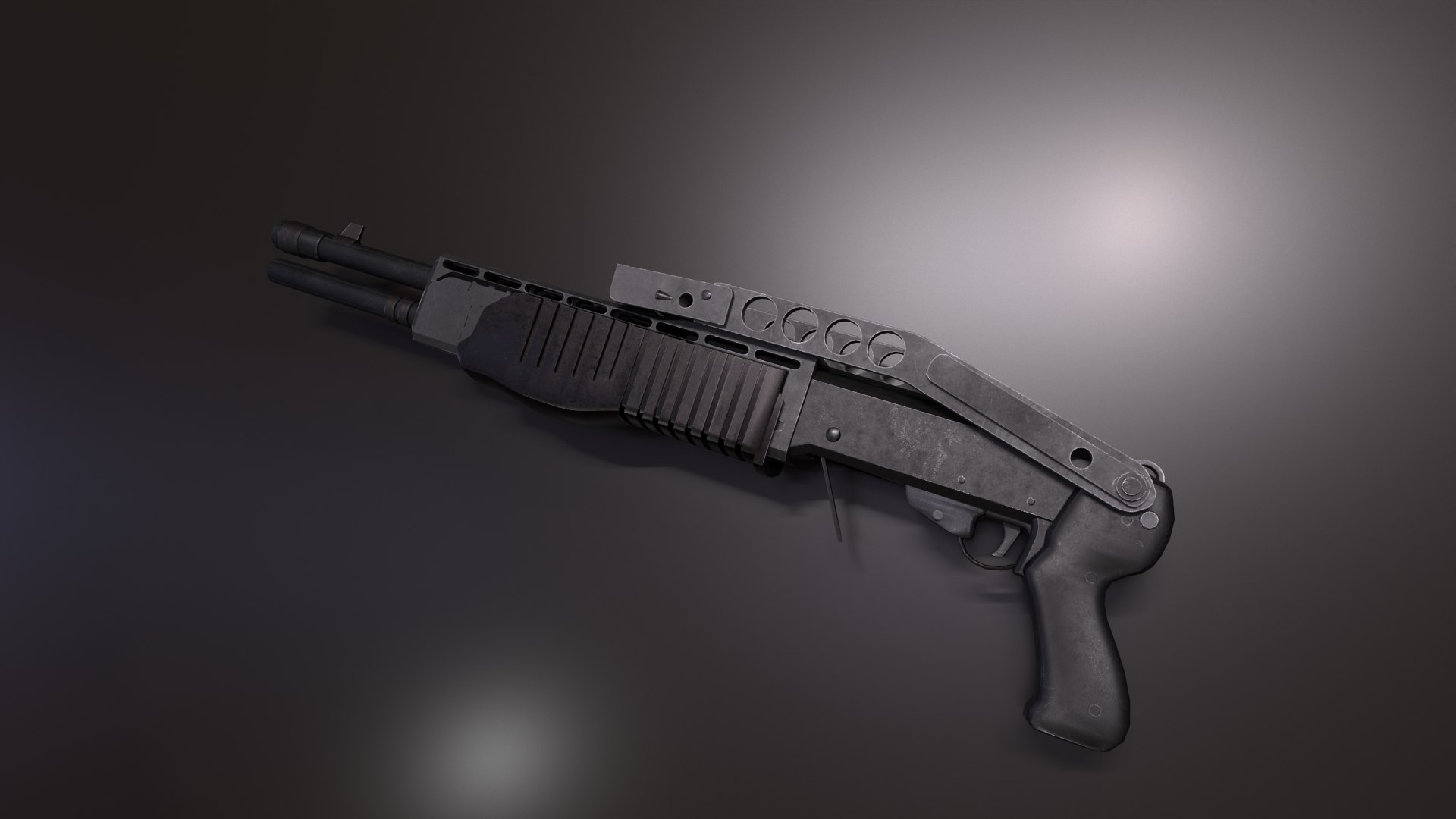 SPAS 12 Shotgun 3D Model - TurboSquid 2556495