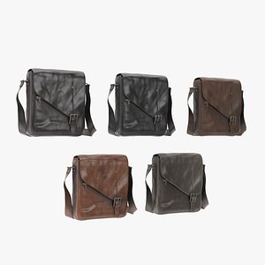 Leather Bag 3D model