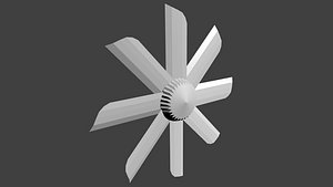 Low Poly Industrial Fan