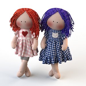dolls textile 3D