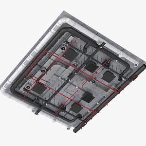 3D Ventilation System Set model