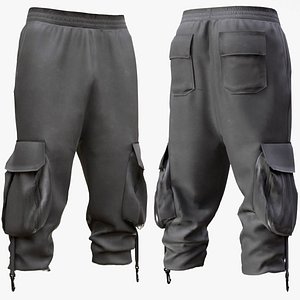 3D model Man and Woman in Warrior 1 Pants 77