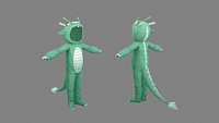 Cartoon loong costume - Chinese dragon