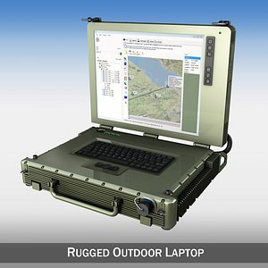 Rugged military outdoor laptop