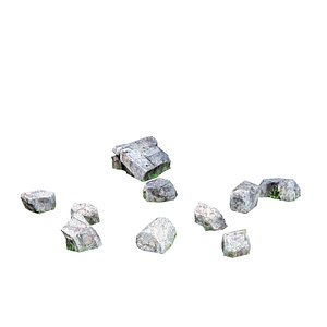 stone debris 02 3d model