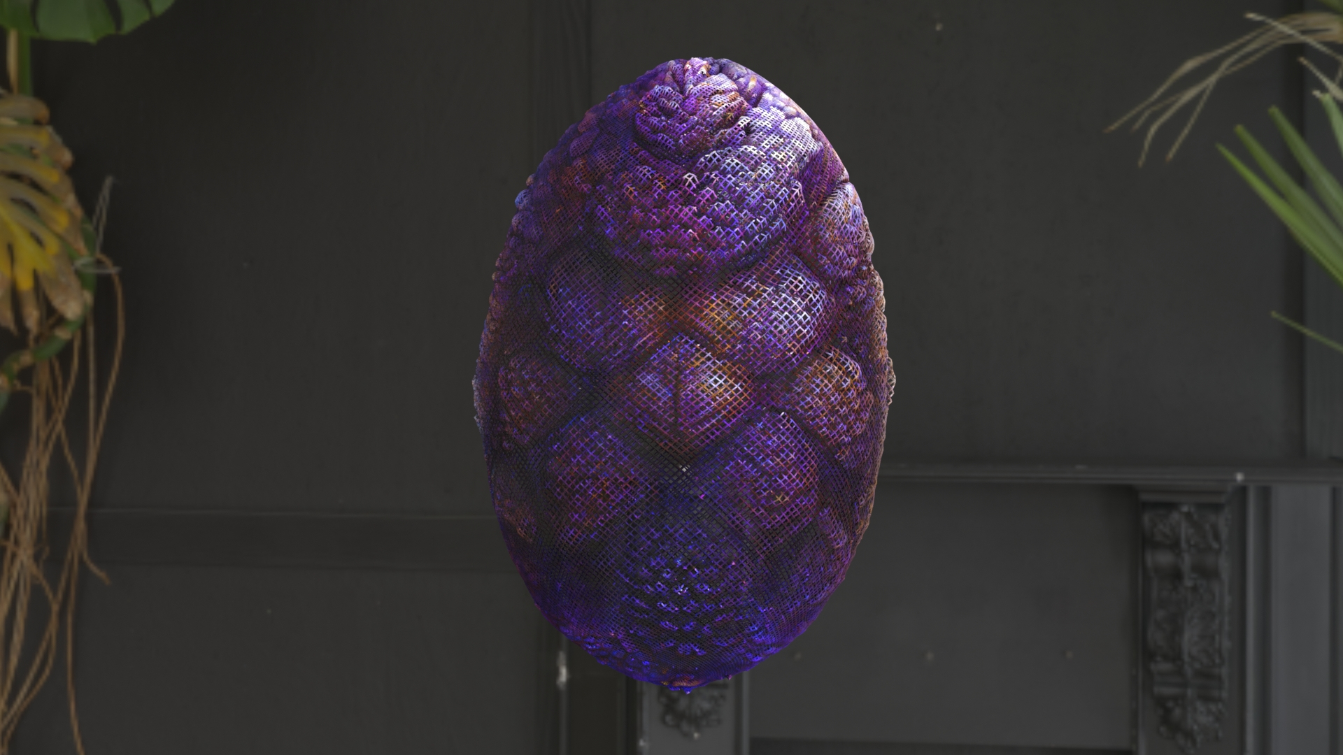 Purple Alien Egg 1 3D Model TurboSquid 1972156