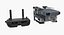 dji mavic pro quadcopter 3D model
