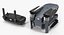 dji mavic pro quadcopter 3D model