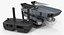 dji mavic pro quadcopter 3D model