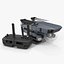 dji mavic pro quadcopter 3D model