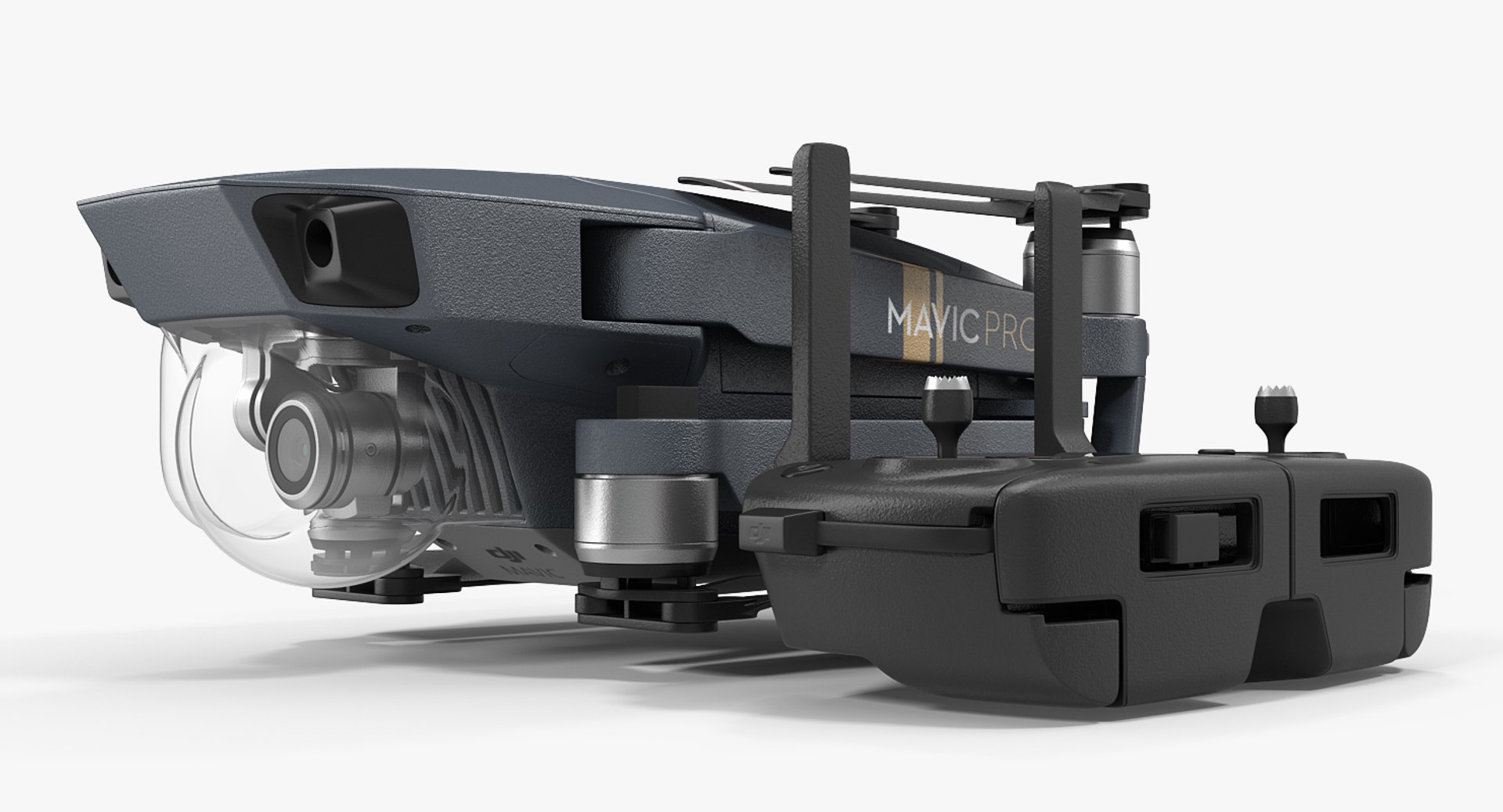 Dji Mavic Pro Quadcopter 3D Model - TurboSquid 1189387