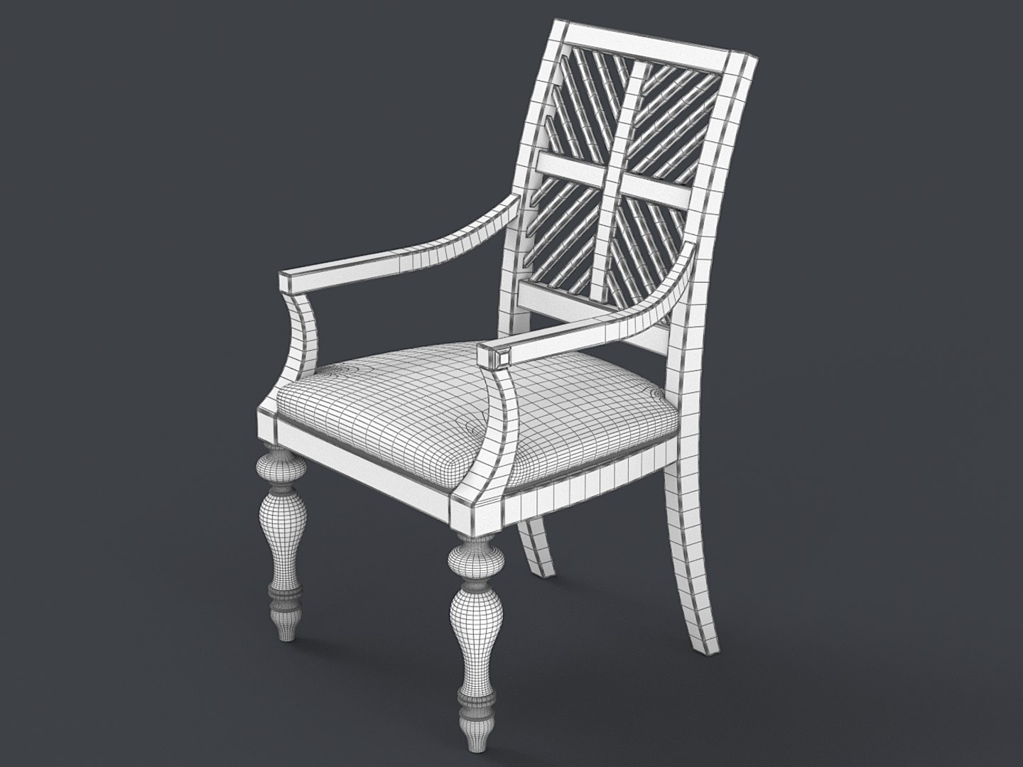 Classic wooden chair 3D model - TurboSquid 1330217