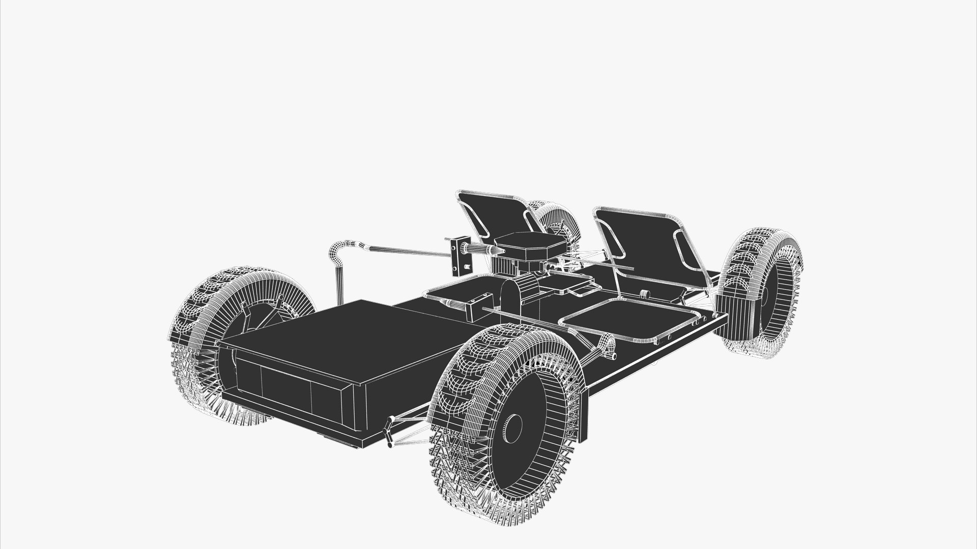 3D Chinese Manned Lunar Rover Model - TurboSquid 2129970