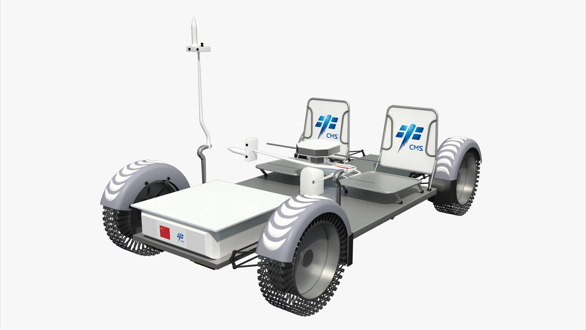 3D Chinese Manned Lunar Rover Model - TurboSquid 2129970