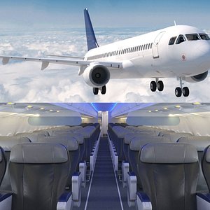 Airbus A 320 First Class model