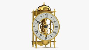 Open Mechanical Skeleton Clock model