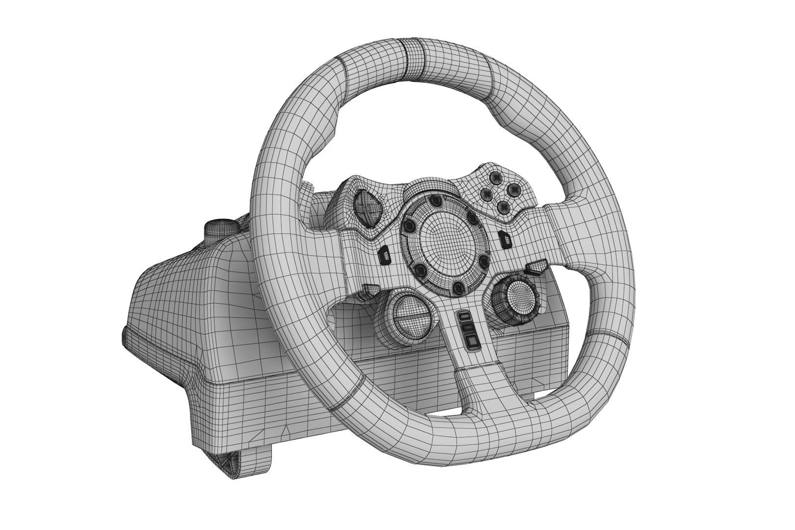Logitech g29 driving force 3D model - TurboSquid 1601675