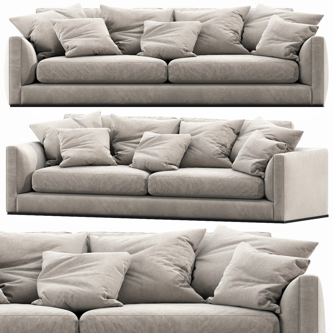 B Italia Richard Sofa Model - TurboSquid 1504768