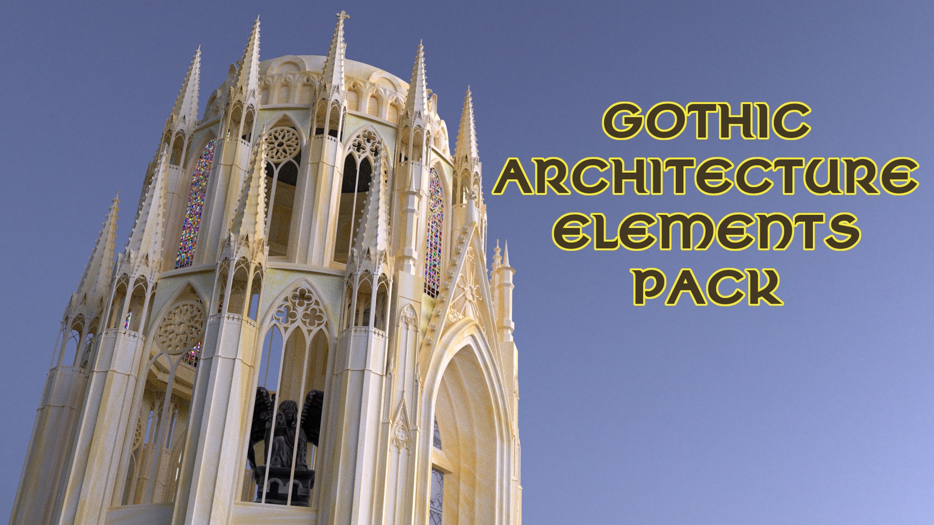 Gothic Pack 3D Model - TurboSquid 1359250