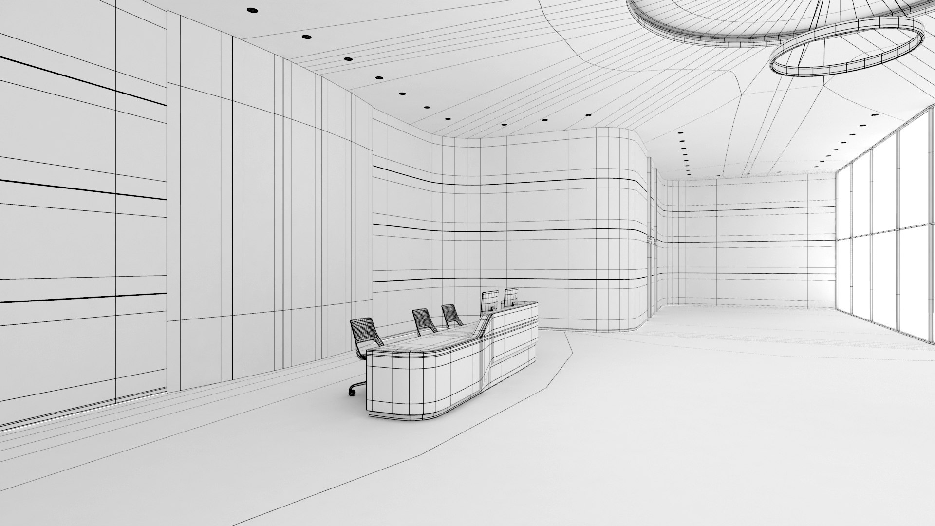 Reception 02 3D Model - TurboSquid 2259526