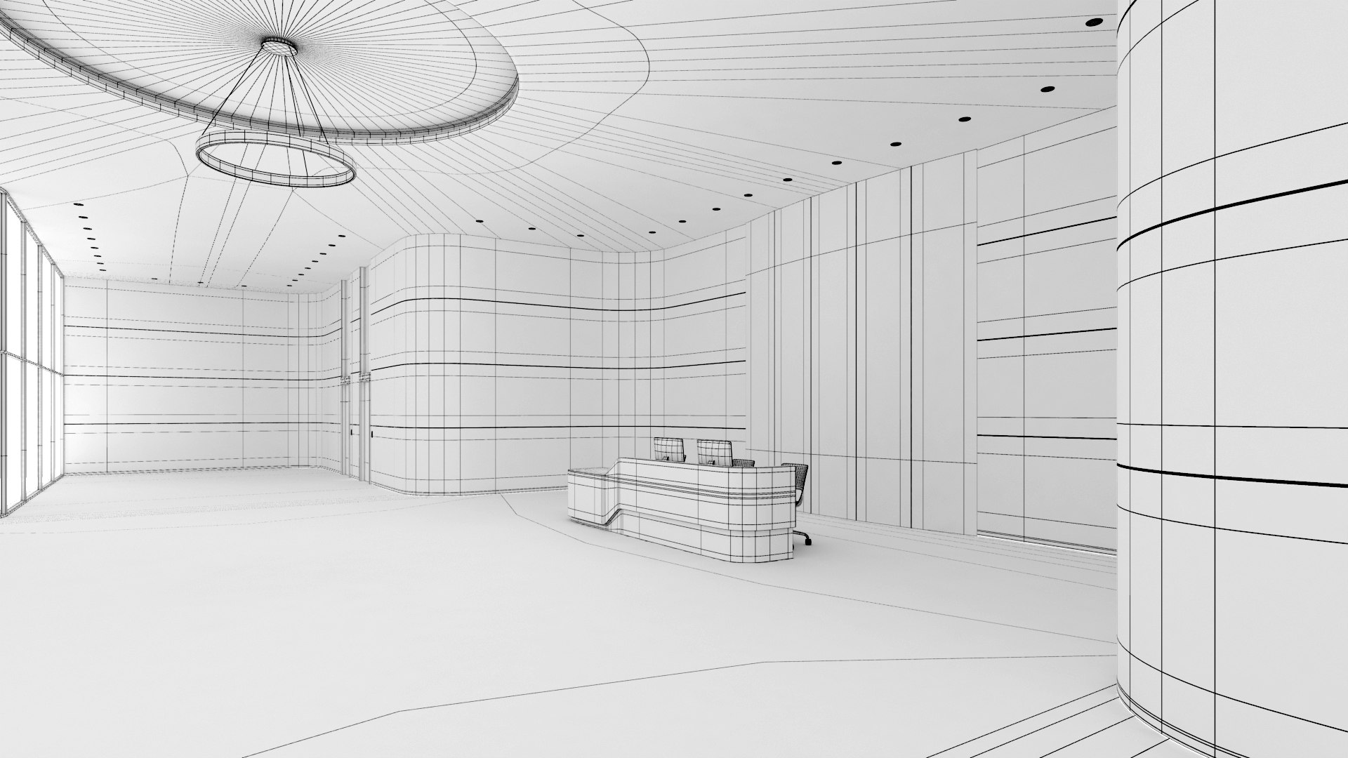 Reception 02 3D Model - TurboSquid 2259526