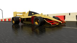 f1 racing 3D model