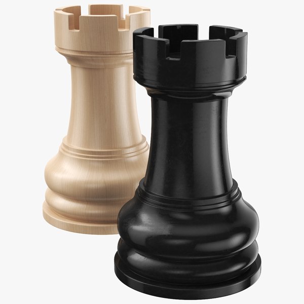 3D chessmen rook chess piece model - TurboSquid 1431177