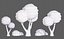 Trees Cartoon V30 model
