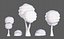 Trees Cartoon V30 model