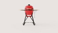 Ceramic Kamado Charcoal Grill with Cart