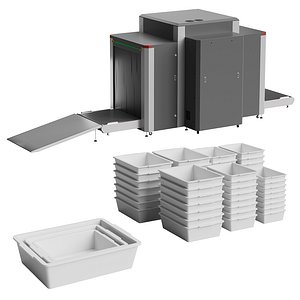 HP-SE100100D Large Dual View X-ray Screening System 3D