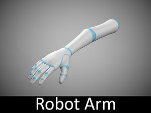 humanoid robotic arm 3d ma